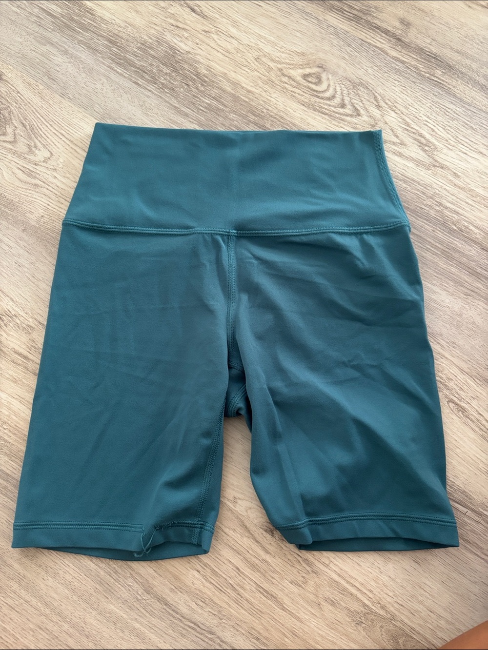 Athleta 7” High-Waist Teal Women’s Bike Shorts